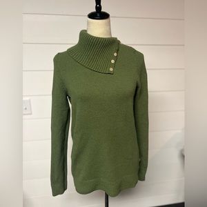 Gap turtleneck sweater, Size small, oversized, green